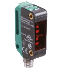 Pepperl&plus;Fuchs Photoelectric Sensor; Polar Retro; Rectangular; 10m Range; 10-30VDC; NPN/PNP Configurable (x2); LO/DO Configurable; M8 QD